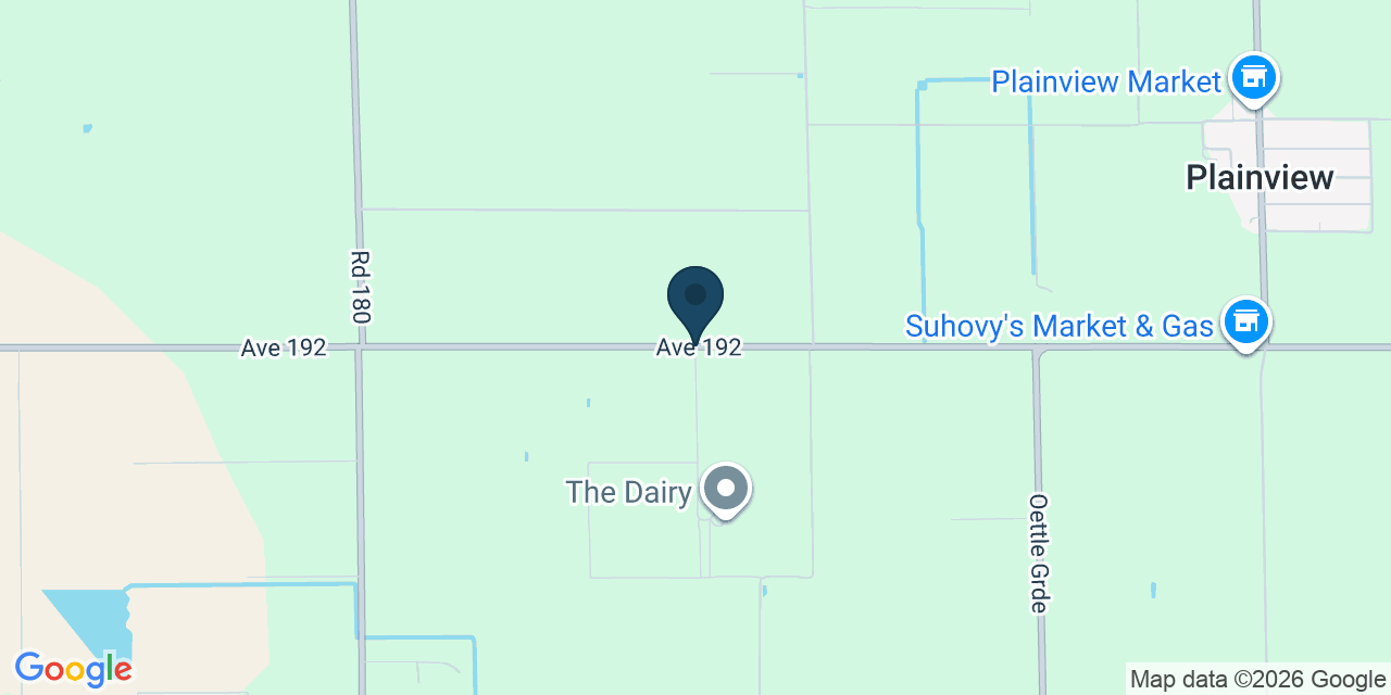 Map showing Tulare County, CA