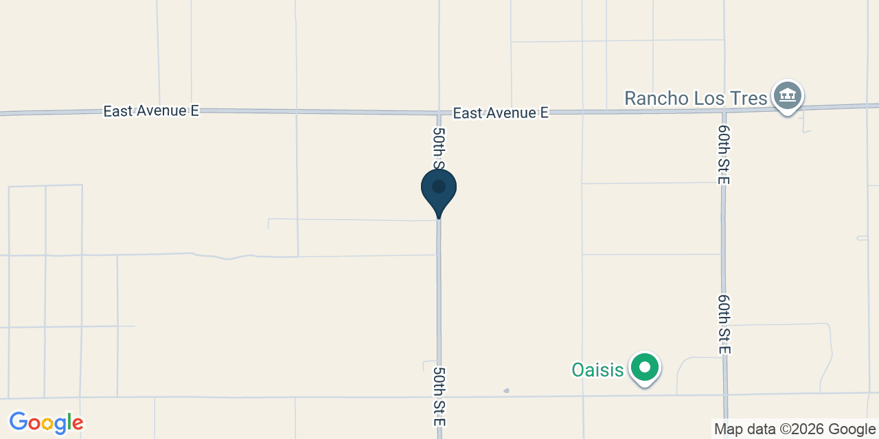 Map showing Lancaster, Los Angeles County, CA