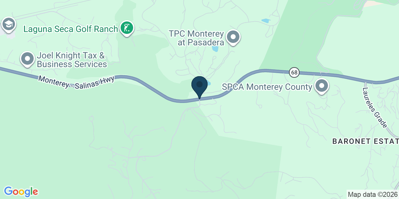 Map showing Monterey County, CA