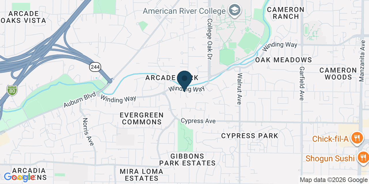Map showing Sacramento, Sacramento County, CA