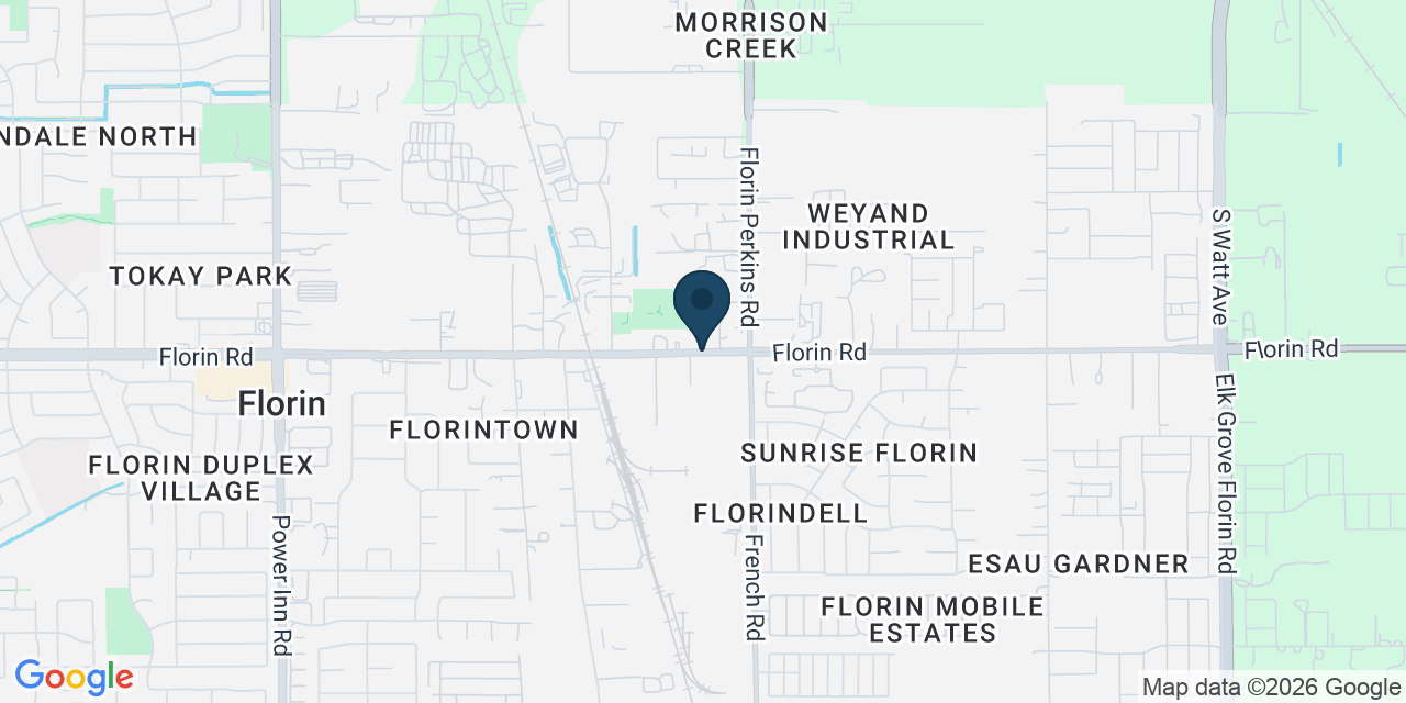 Map showing Sacramento County, CA