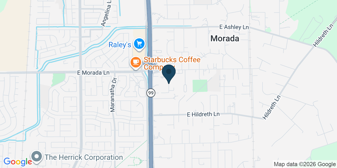 Map showing Morada, San Joaquin County, CA