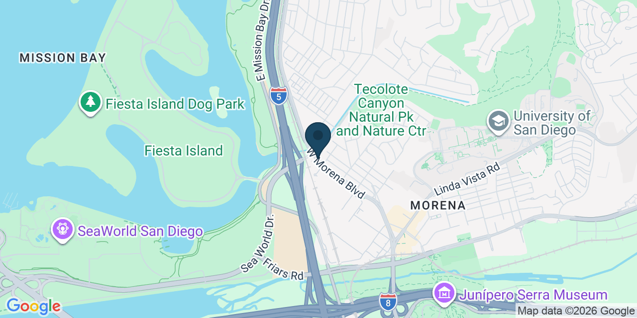 Map showing San Diego, San Diego County, CA