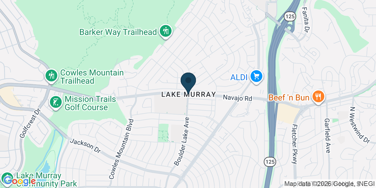 Map showing San Diego, San Diego County, CA