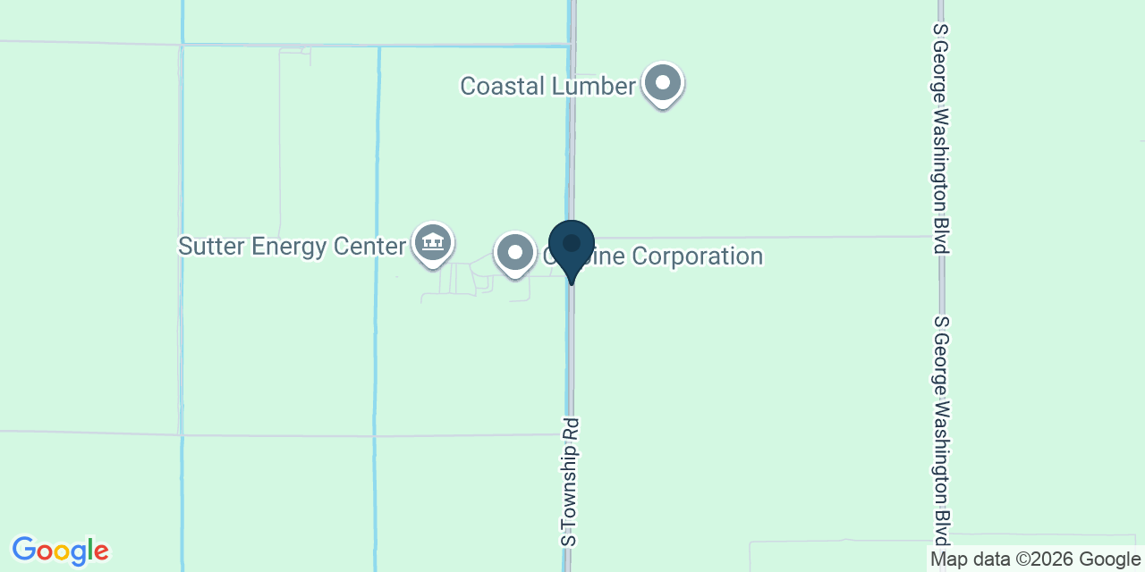 Map showing Yuba City, Sutter County, CA