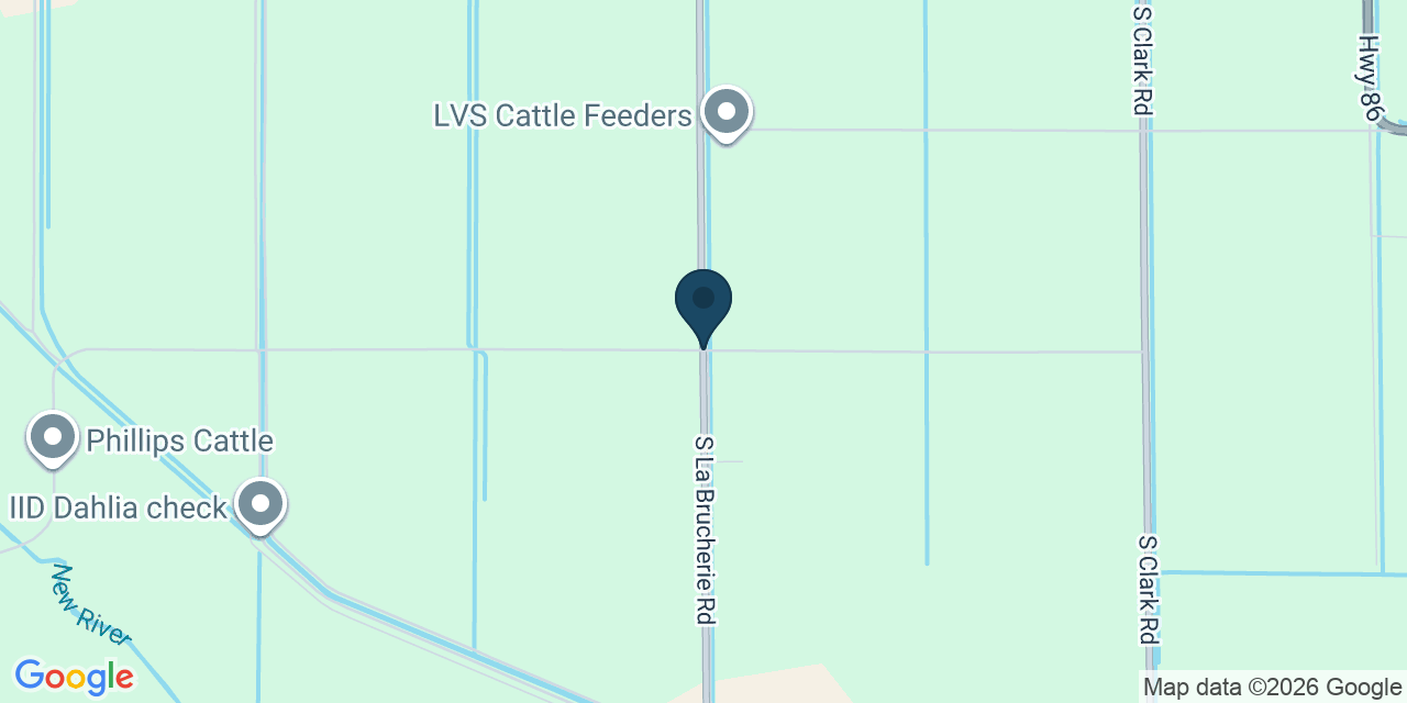 Map showing Imperial County, CA