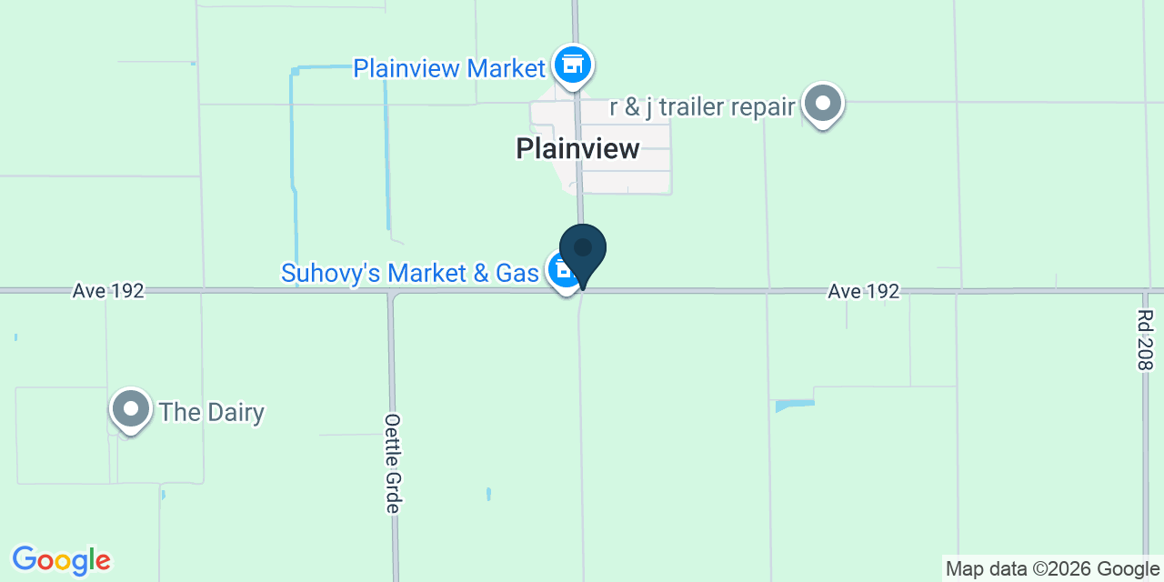 Map showing Tulare County, CA