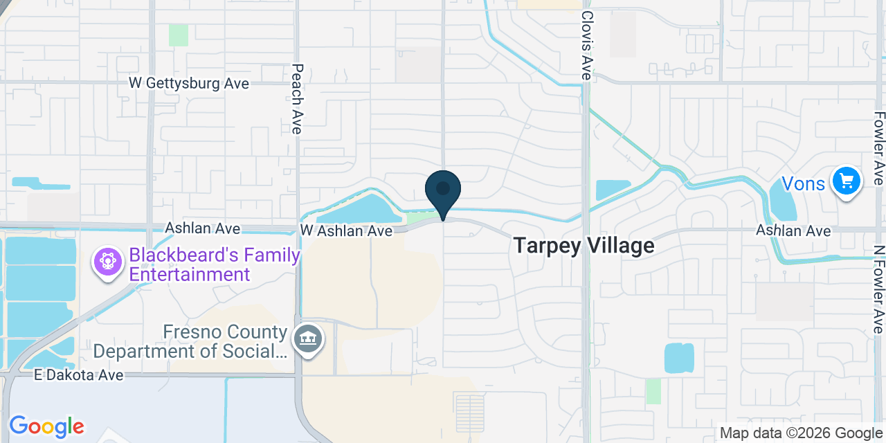 Map showing Clovis, Fresno County, CA