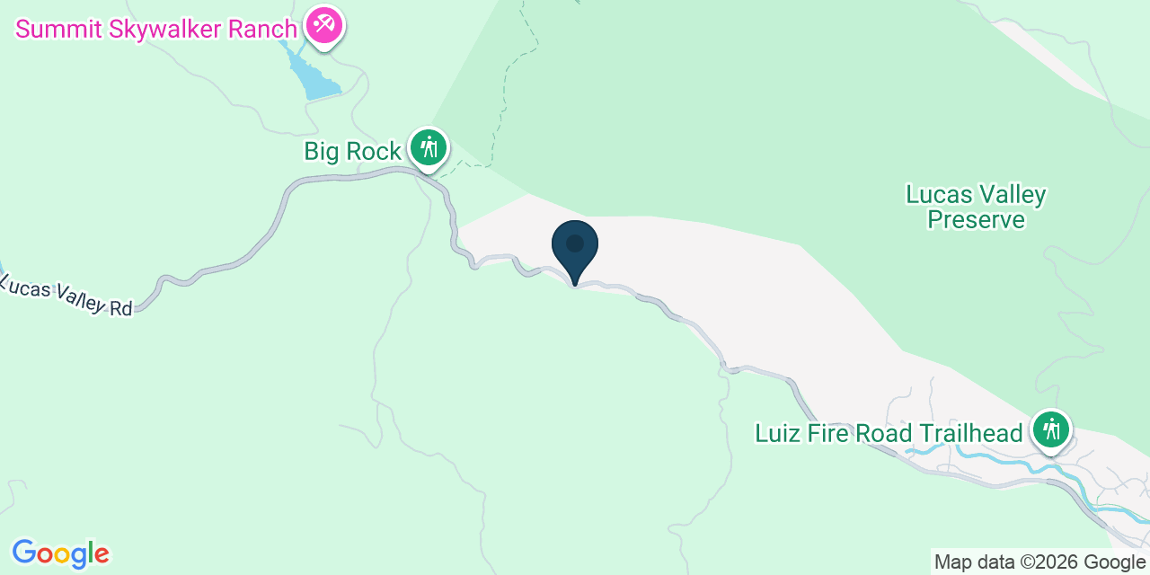 Map showing Marin County, CA