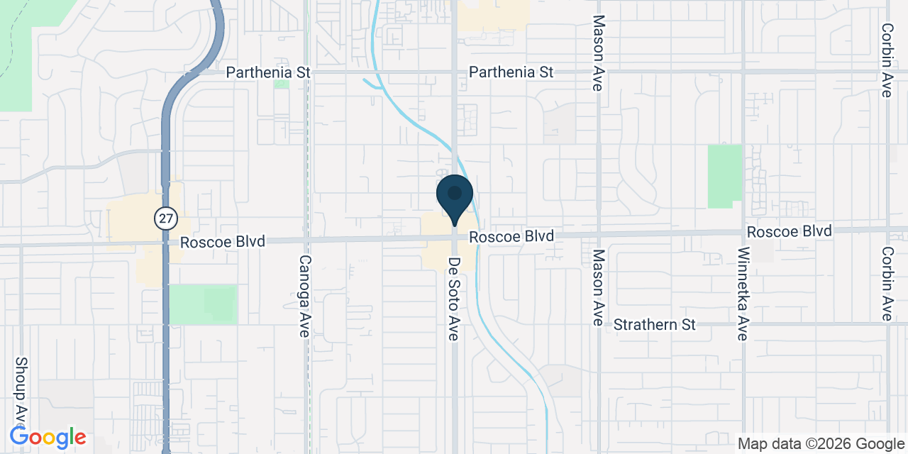 Map showing Los Angeles, Los Angeles County, CA