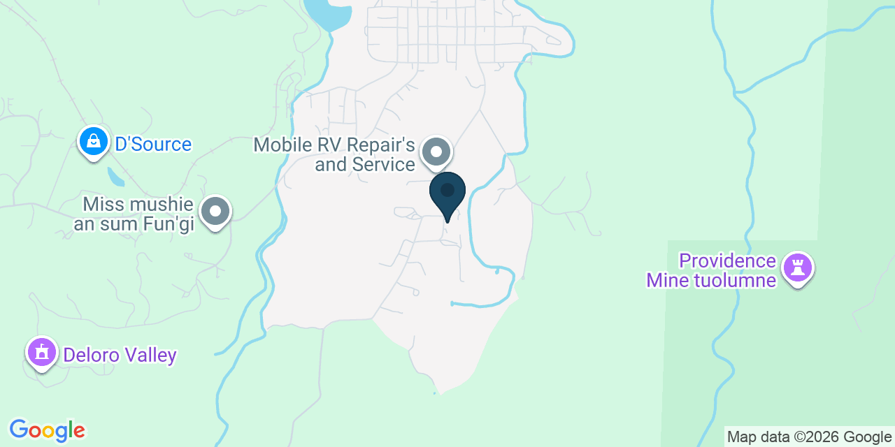 Map showing Tuolumne, Tuolumne County, CA