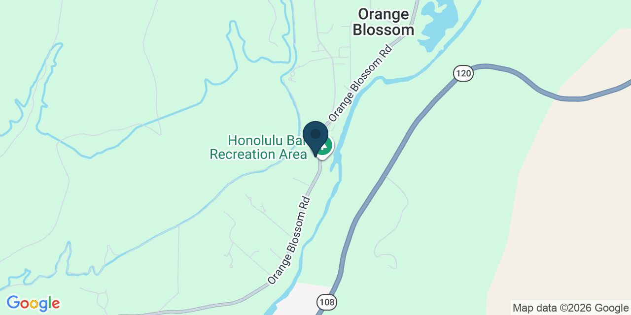 Map showing Oakdale, Stanislaus County, CA