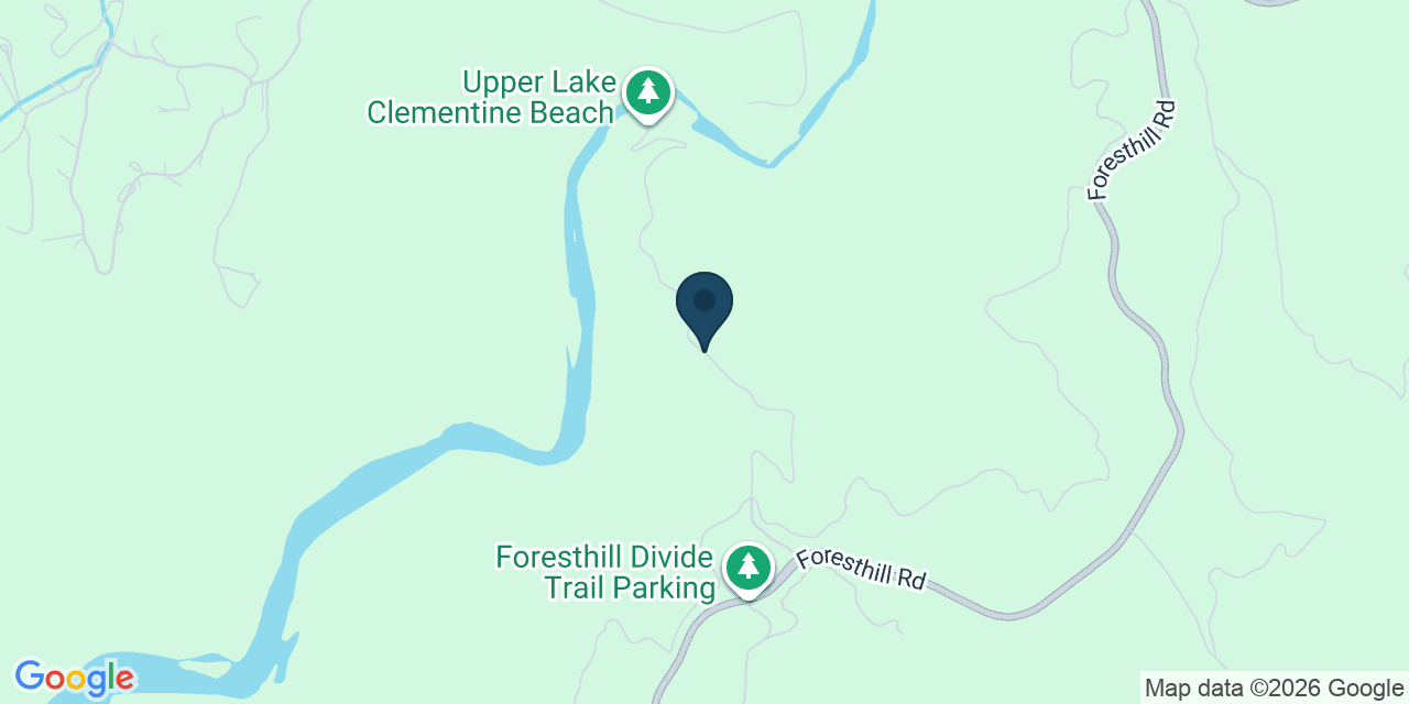 Map showing Placer County, CA