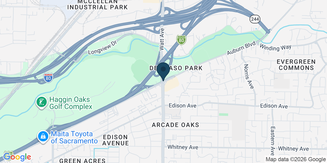 Map showing Sacramento, Sacramento County, CA