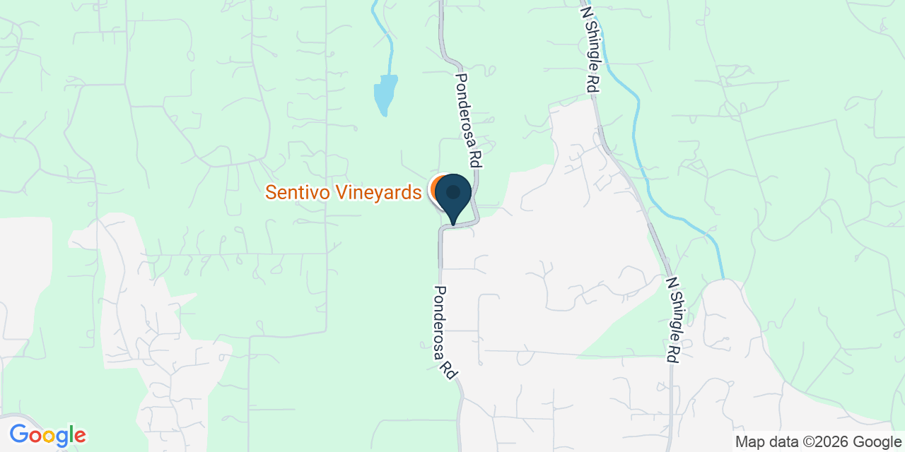 Map showing El Dorado County, CA