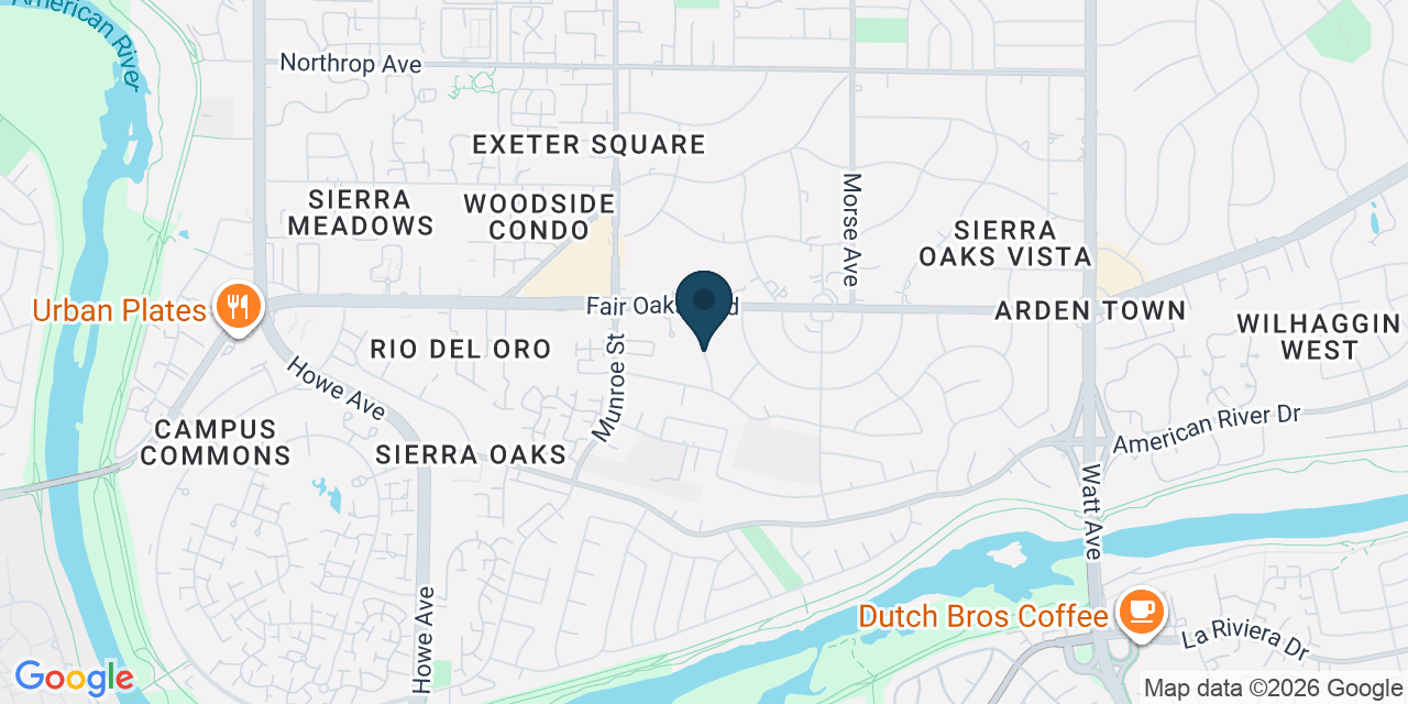 Map showing Arden-Arcade, Sacramento County, CA