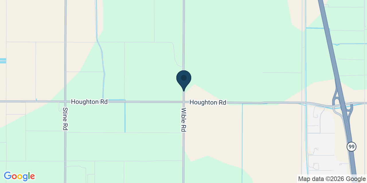 Map showing Kern County, CA