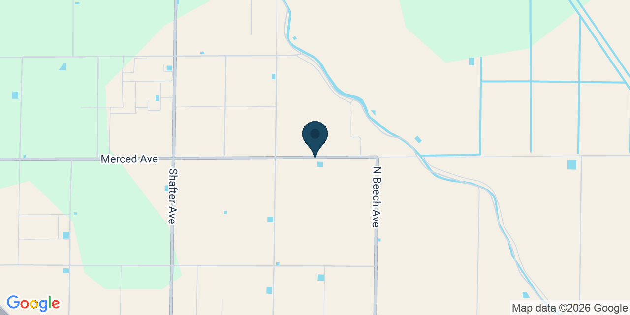 Map showing Kern County, CA