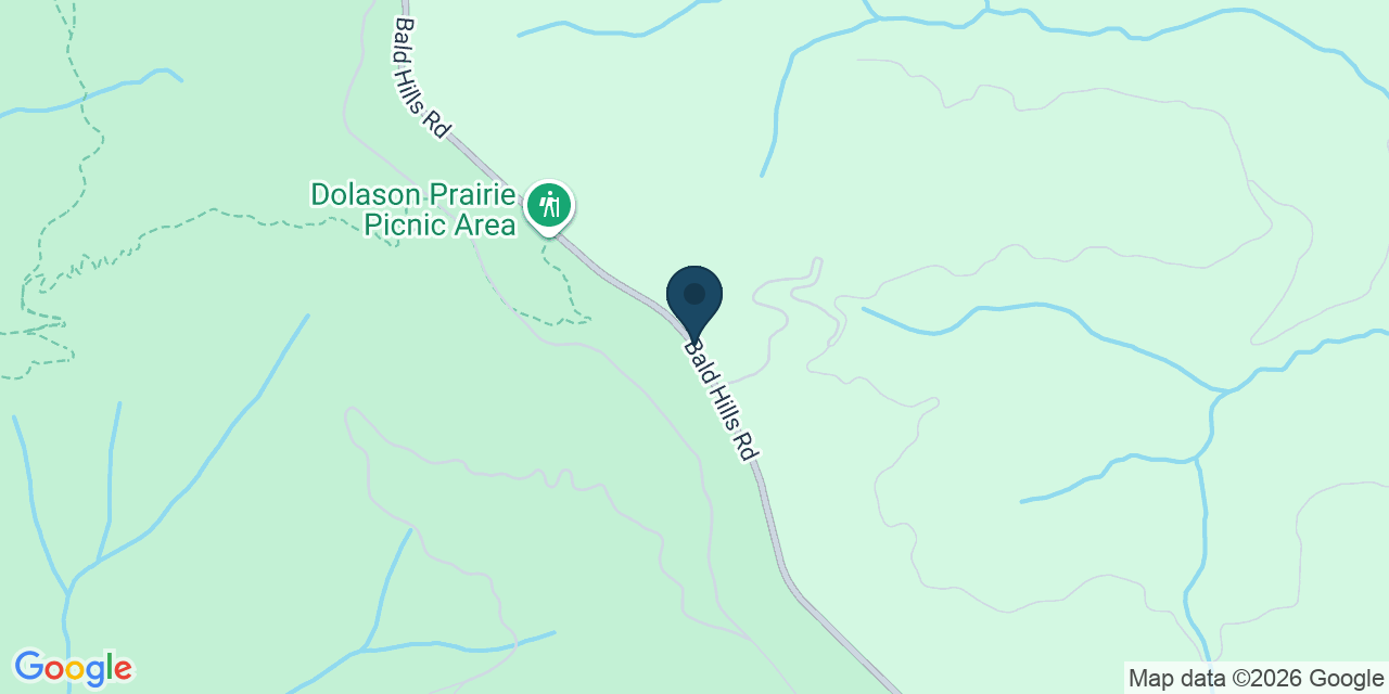 Map showing Humboldt County, CA