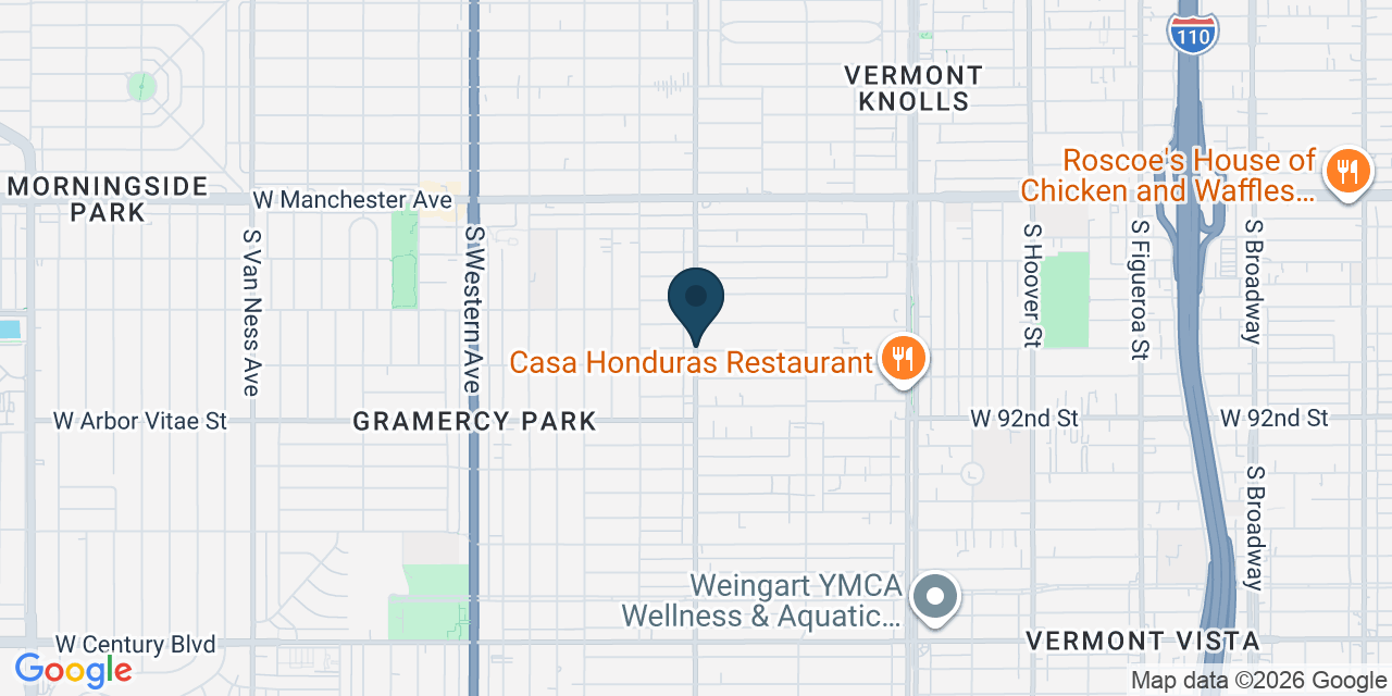 Map showing Los Angeles, Los Angeles County, CA
