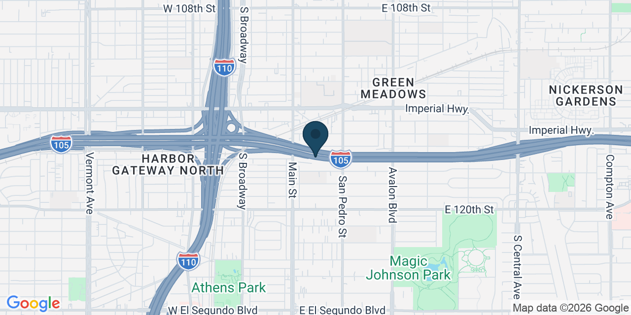 Map showing Los Angeles, Los Angeles County, CA