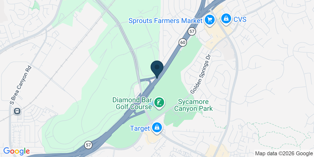 Map showing Diamond Bar, Los Angeles County, CA