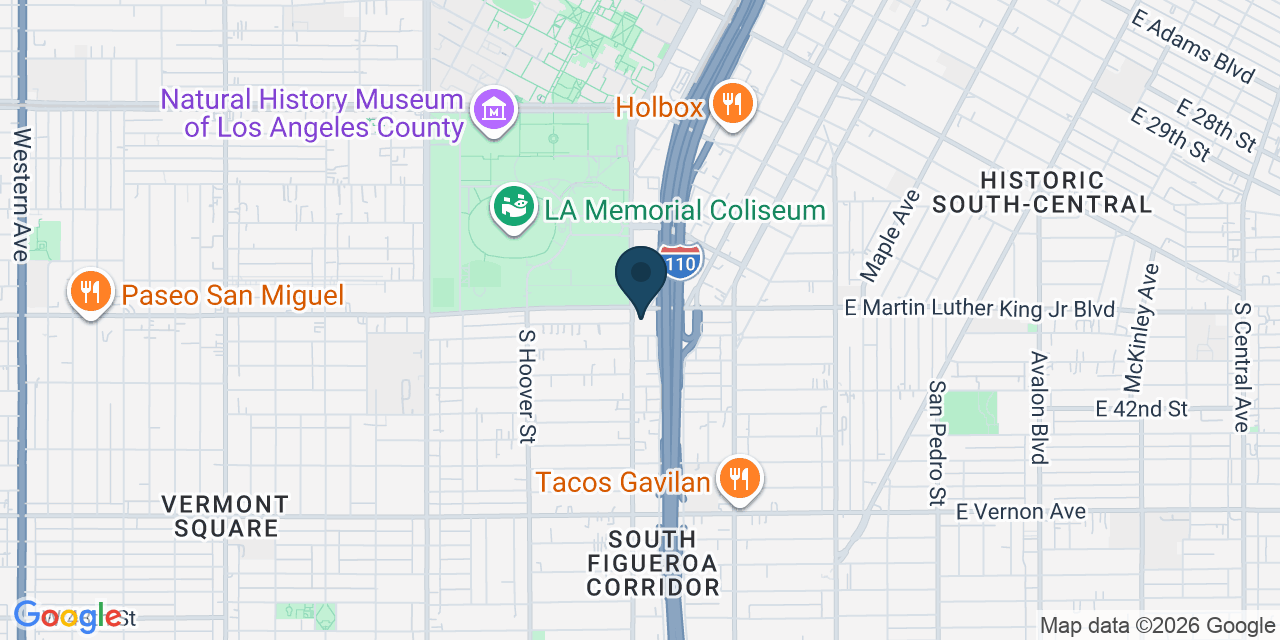 Map showing Los Angeles, Los Angeles County, CA