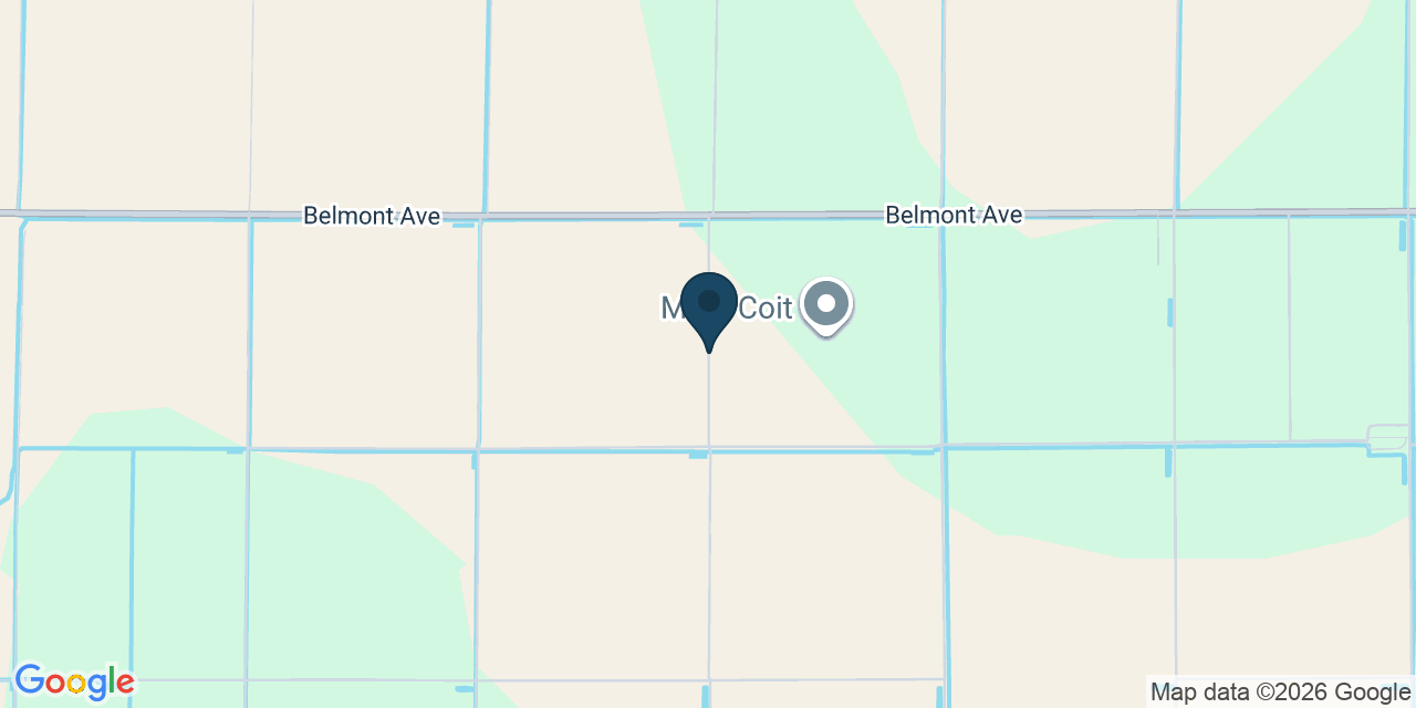 Map showing Fresno County, CA