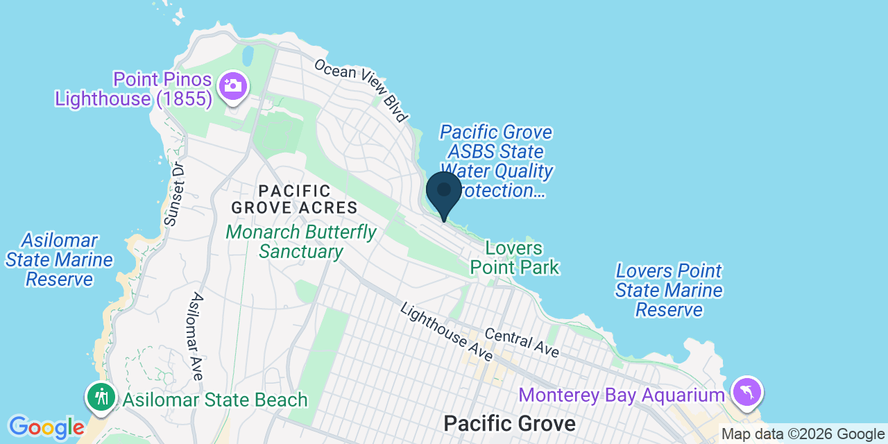 Map showing Monterey County, CA