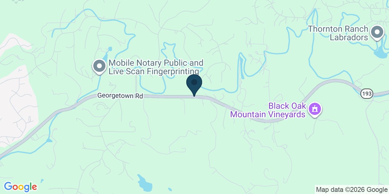 Map showing Auburn Lake Trails, El Dorado County, CA