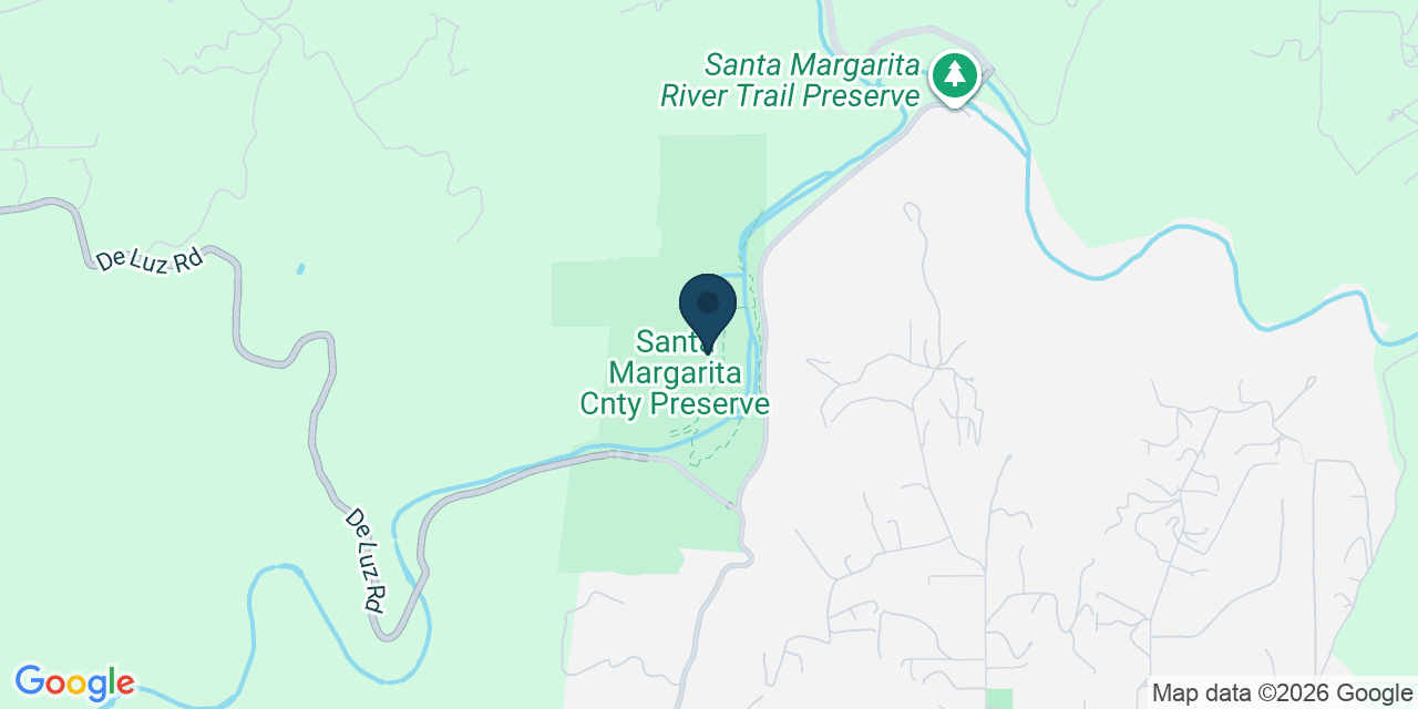 Map showing Fallbrook, San Diego County, CA