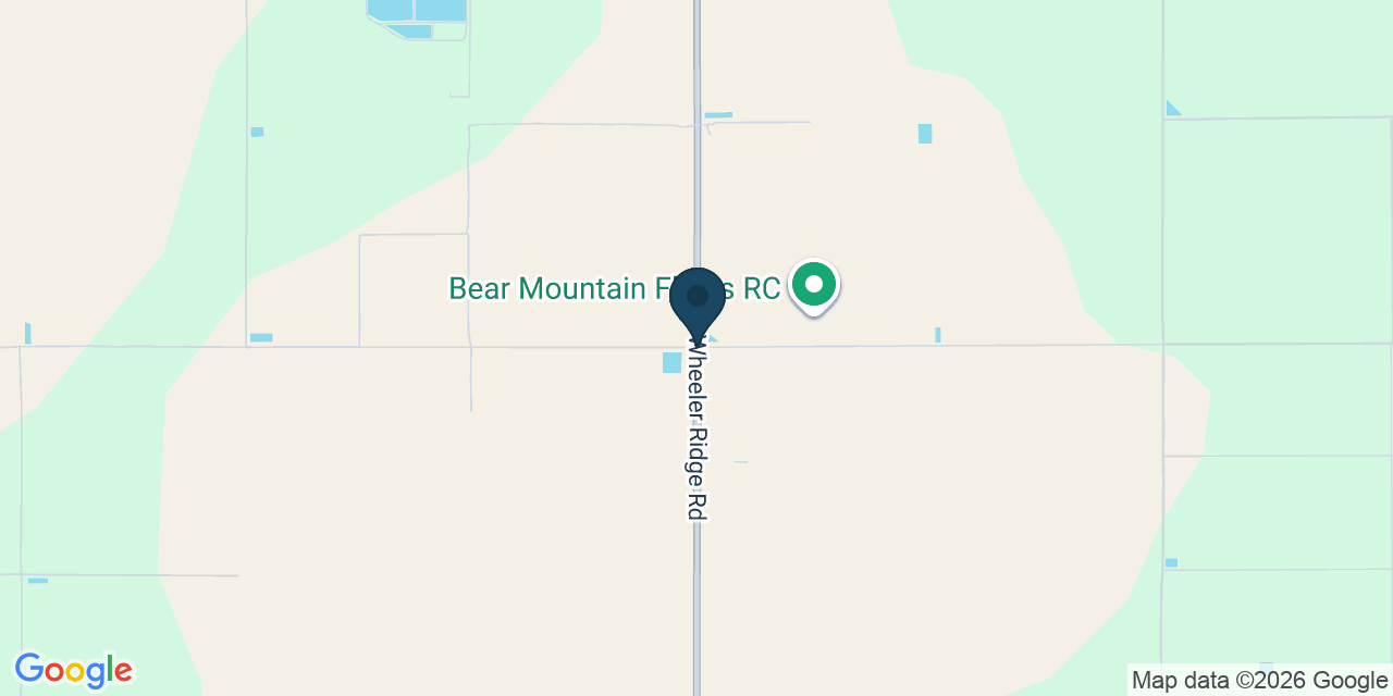 Map showing Kern County, CA