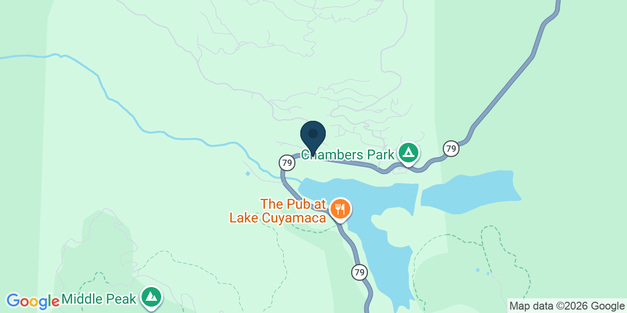 Map showing Julian, San Diego County, CA
