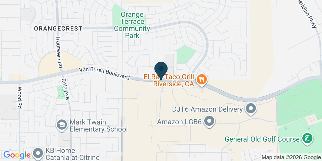 Map showing March Air Reserve Base, Riverside County, CA