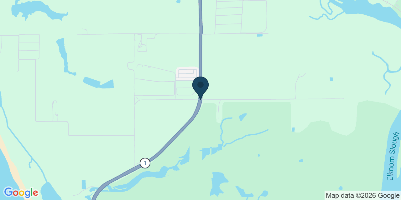 Map showing Monterey County, CA