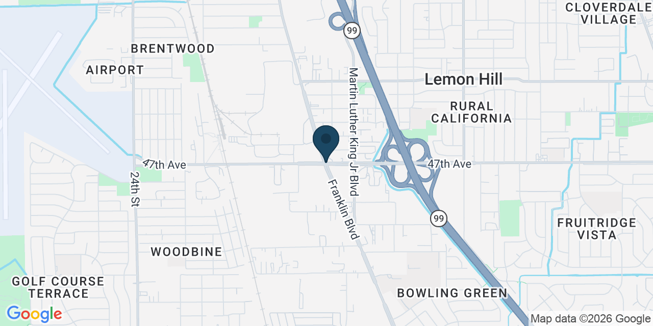 Map showing Lemon Hill, Sacramento County, CA