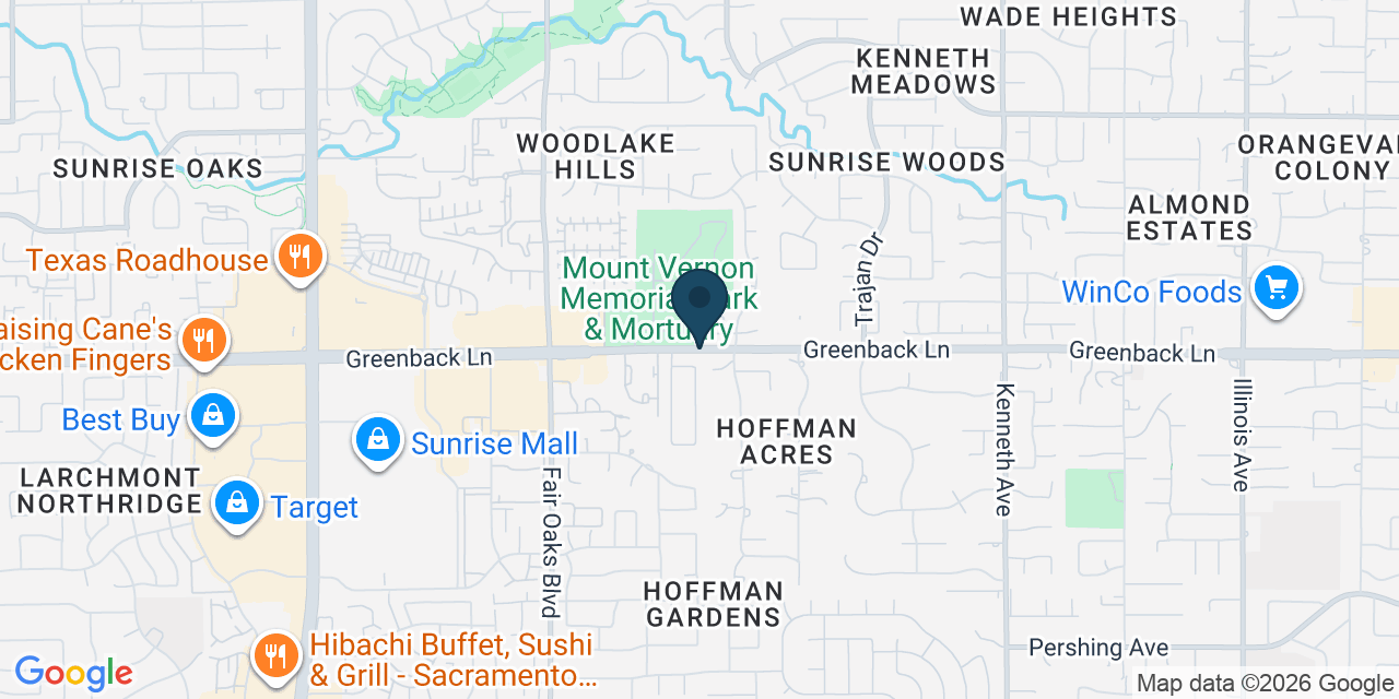 Map showing Sacramento County, CA