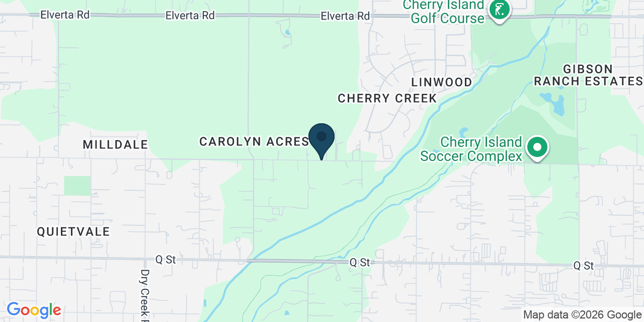 Map showing Sacramento County, CA