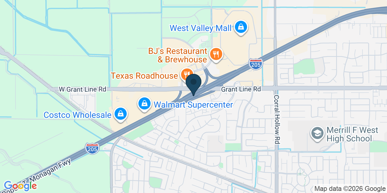 Map showing Tracy, San Joaquin County, CA