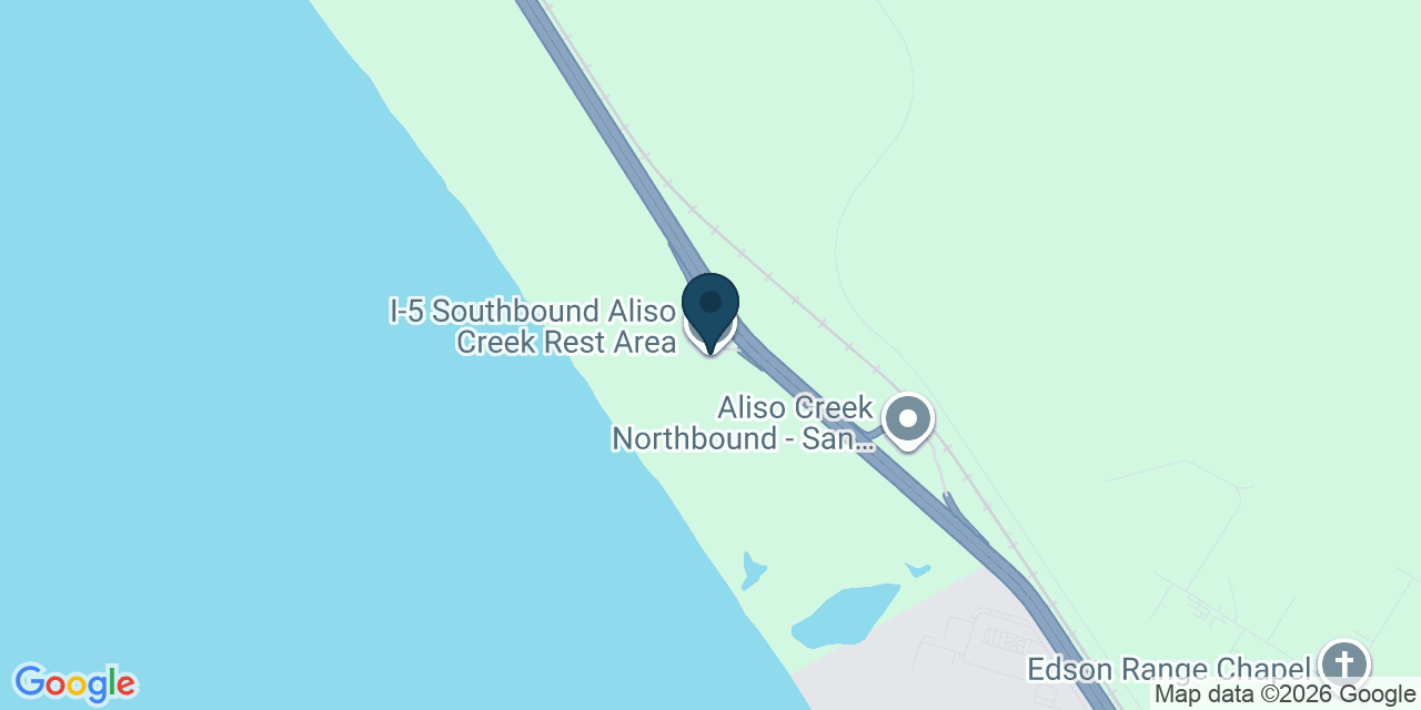 Map showing Oceanside, San Diego County, CA