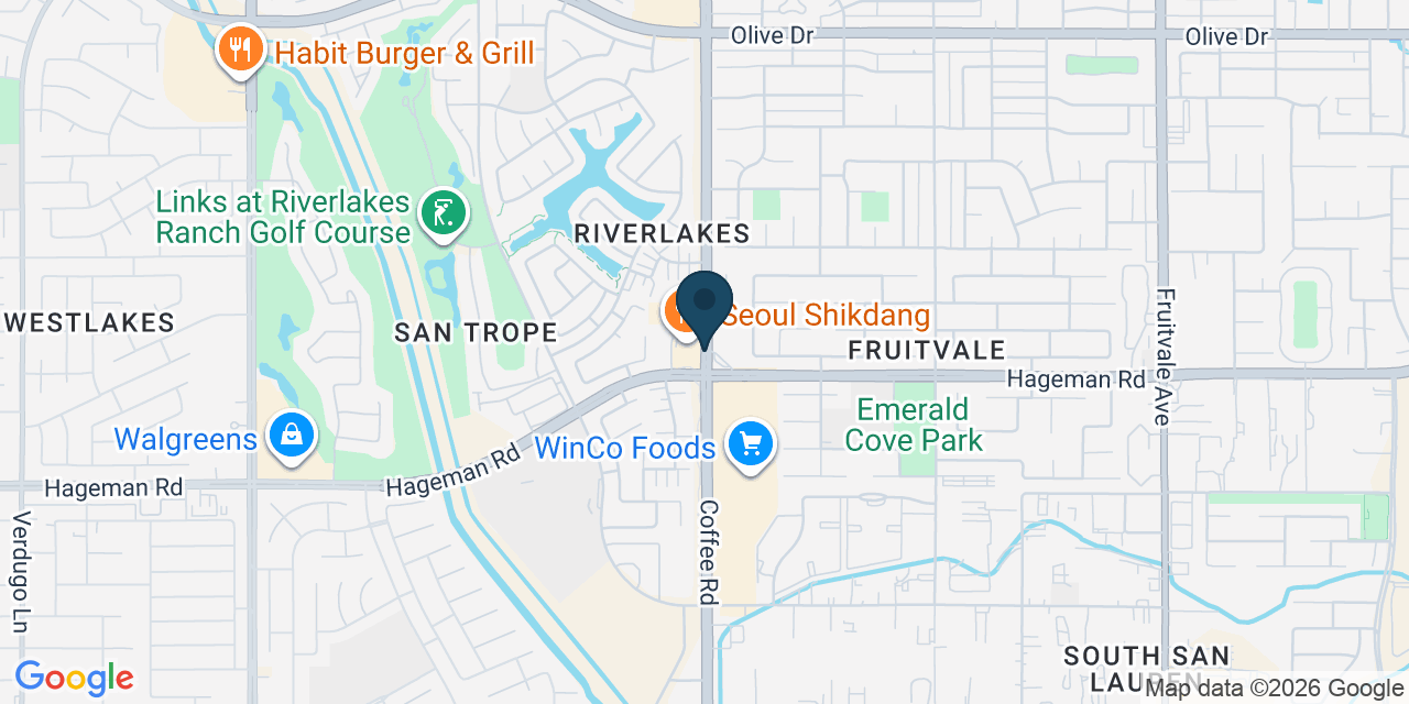 Map showing Kern County, CA