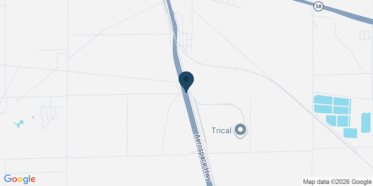 Map showing Mojave, Kern County, CA