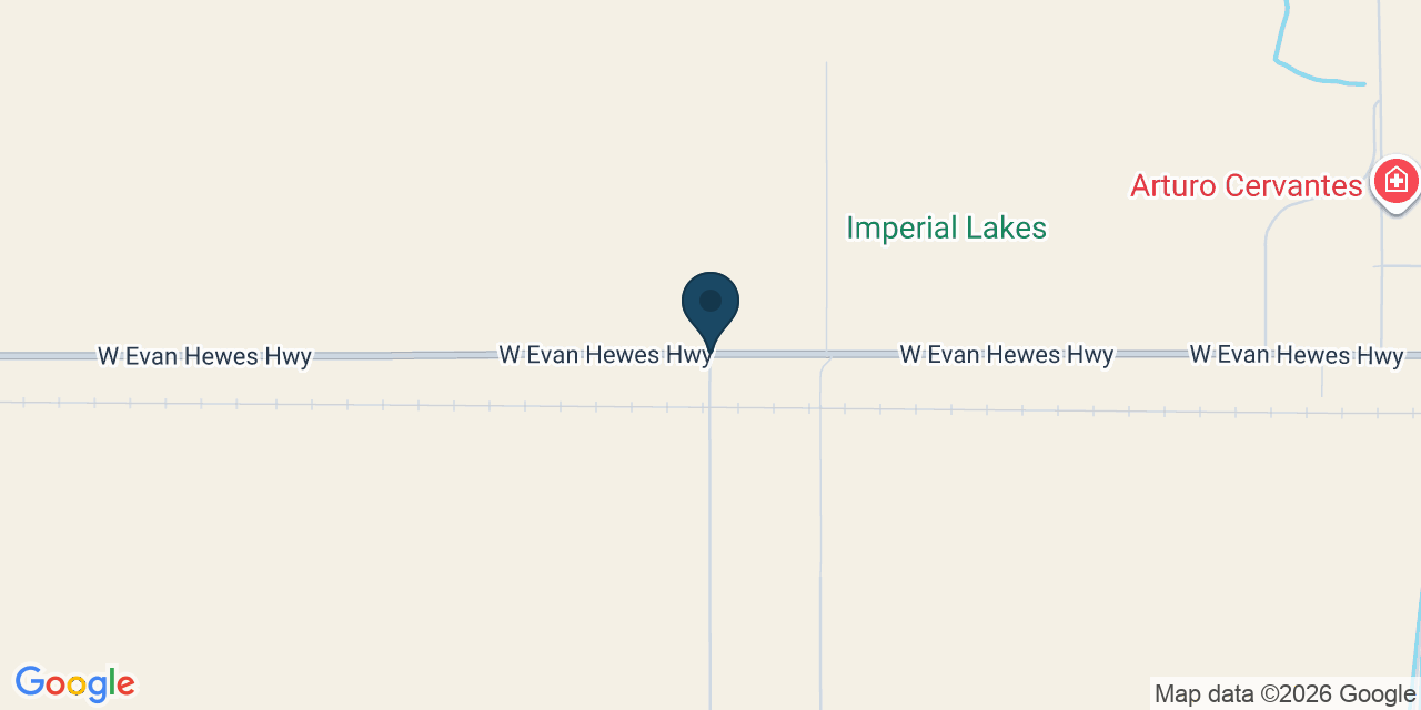 Map showing Imperial County, CA