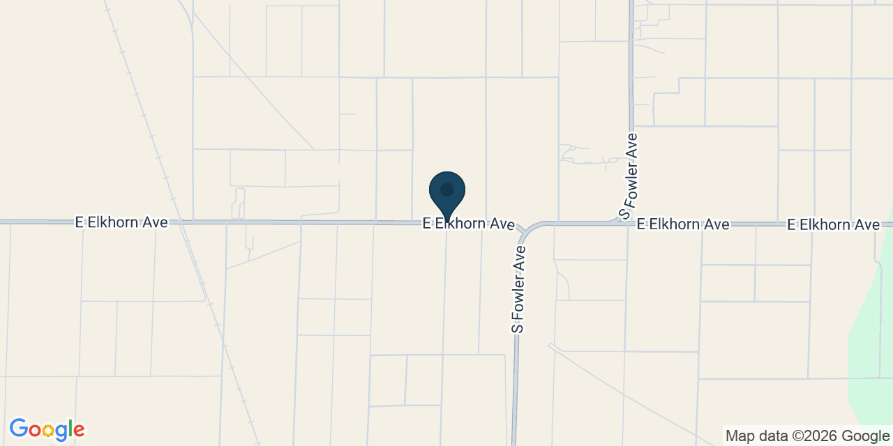 Map showing Fresno County, CA