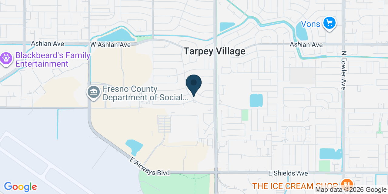 Map showing Fresno, Fresno County, CA