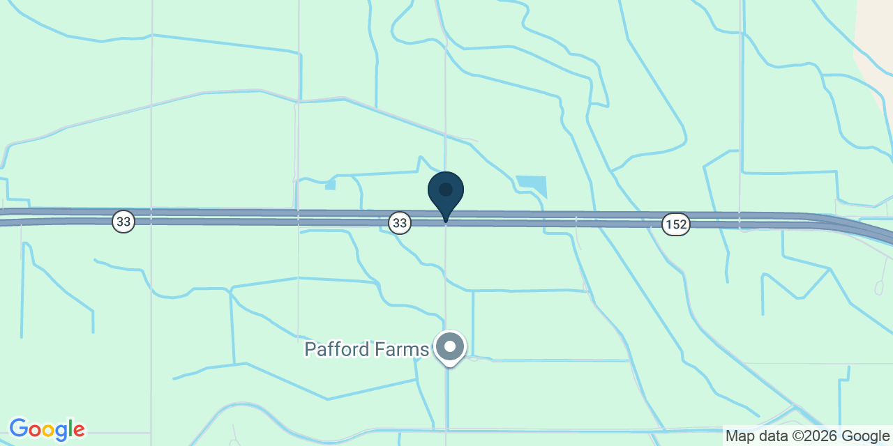 Map showing Merced County, CA