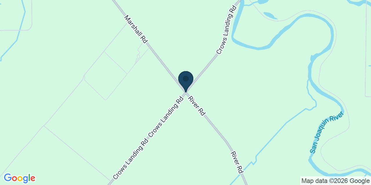 Map showing Stanislaus County, CA