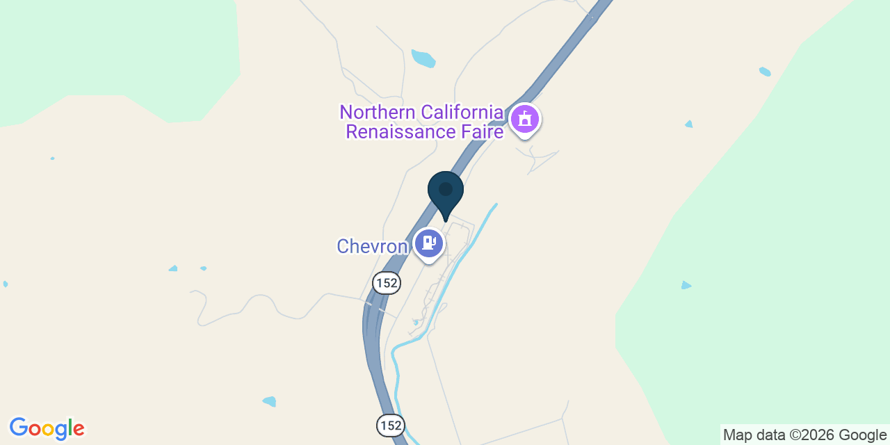 Map showing Santa Clara County, CA