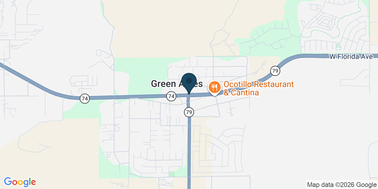 Map showing Hemet, Riverside County, CA