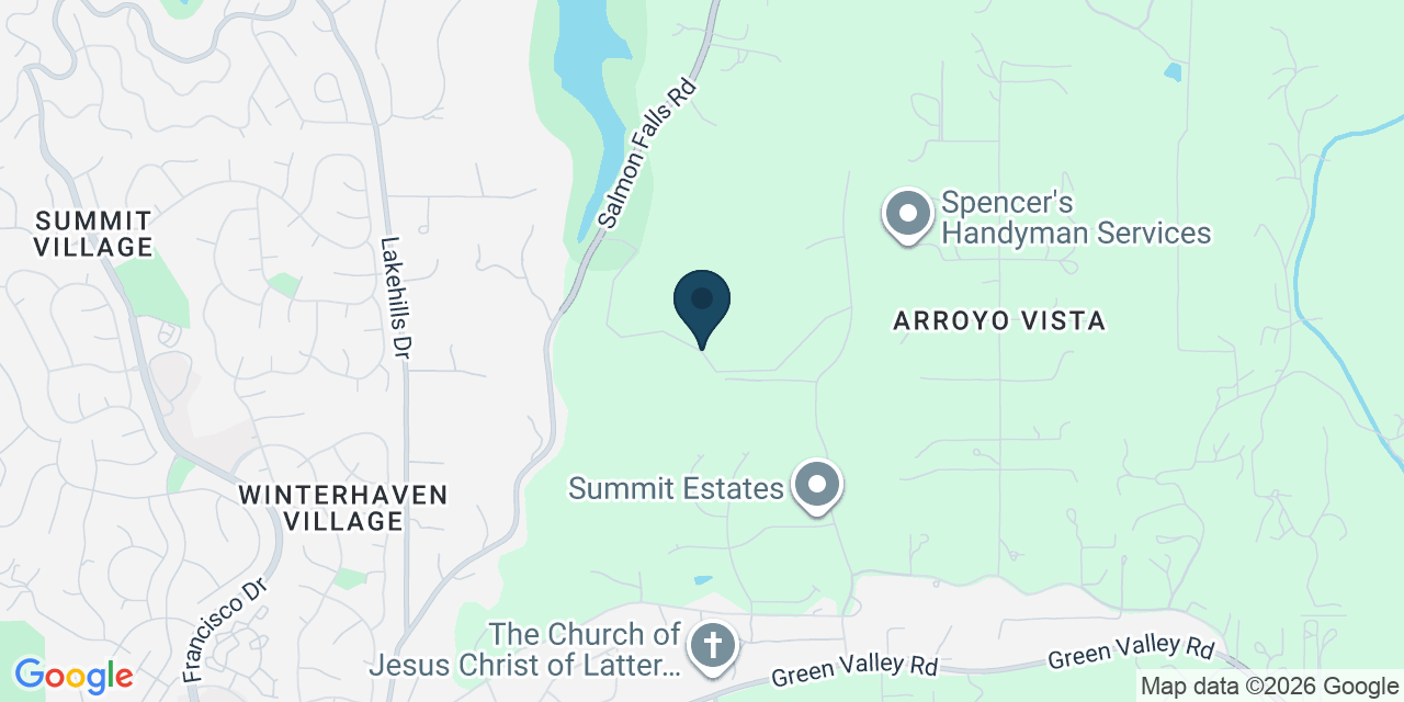 Map showing El Dorado Hills, El Dorado County, CA